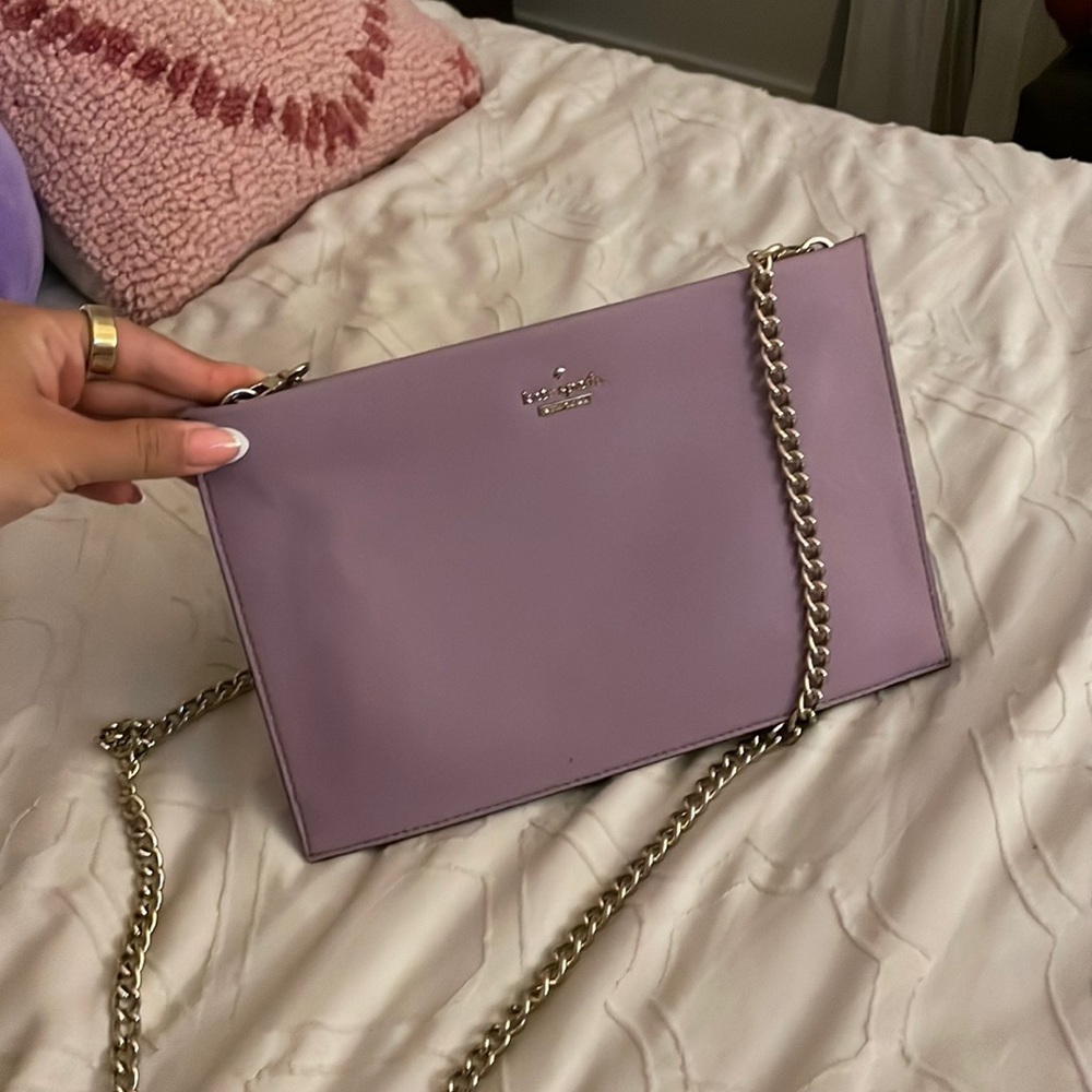 Lilac Kate Spade cross body purse